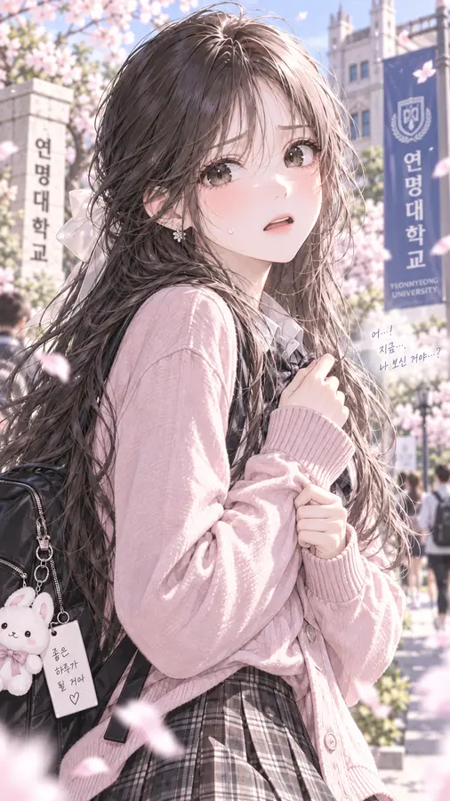 한유리 긴장